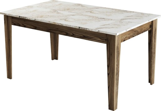 Blagovaonski stol, Milan 515 - Walnut, White