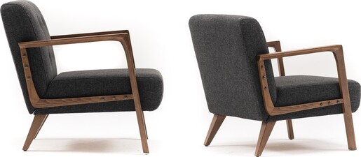 Fotelja, Tamno siva, Kemer - Dark Grey