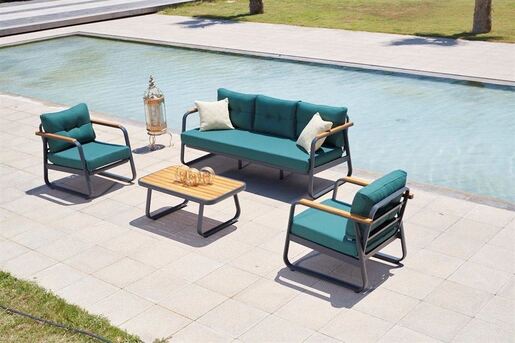 Vrtna garnitura, petrol plava boja, Rio - Petrol Blue