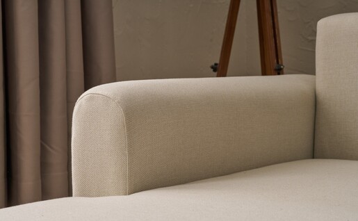 Kutna garnitura na razvlačenje Mane lijevi - Cream