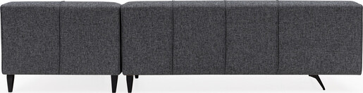 Kutna garnitura, JIVAGO, siva, desna, Jivago Corner Right (L2-Chl) - Grey