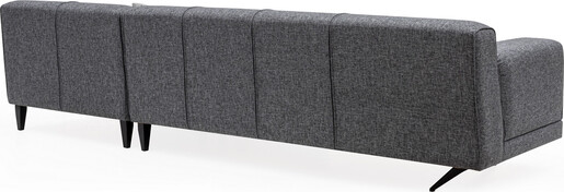 Kutna garnitura, JIVAGO, siva, desna, Jivago Corner Right (L2-Chl) - Grey