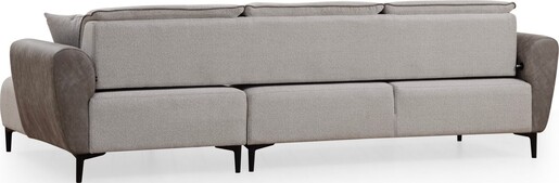 Kutna garnitura na razvlačenje Aren desni - sivi