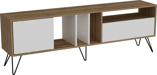 Stalak za televizor, Mistico (180) - Walnut, White