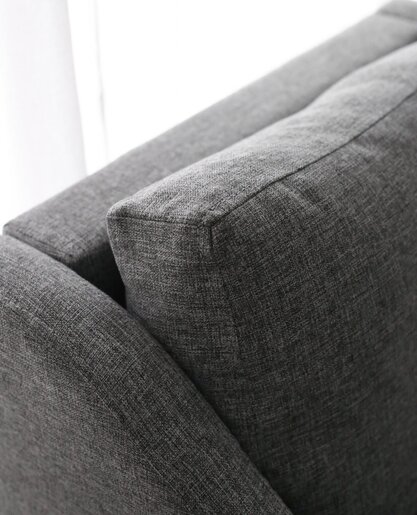 Trosjed Nordi 3 Seater Metal - sivi