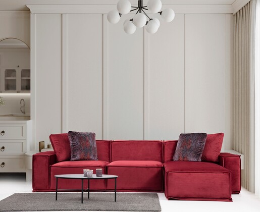 Kutna garnitura LEGO, tamno crvena, Lego Corner 9 ( L1-O1-Chl)