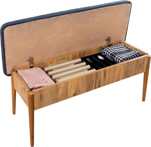 Set stolova i stolica (4 komada), Atlantski bor Tamno plava, Vina 1048 - Dark Blue, Atlantic