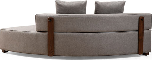 Kutna garnitura GONDOL-2, siva, Gondol-2 (CHL-SOL-CHL-SAĞ) - Grey