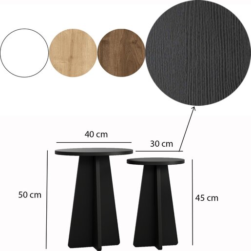 Set stolova za kavu Curtis