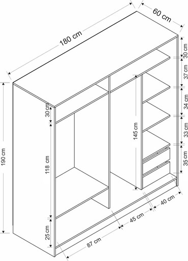Garderoba, Kale - 3157