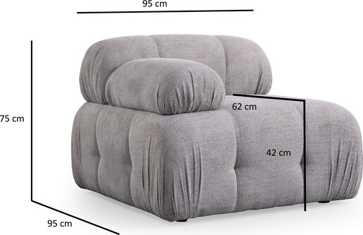 Sofa s 1 sjedećim mjestom PAISLEY