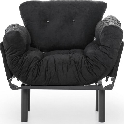 Fotelja, Crno, Nitta Single - Black
