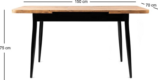 Blagovaonski stol na razvlačenje AY - 1184, atlantski bor