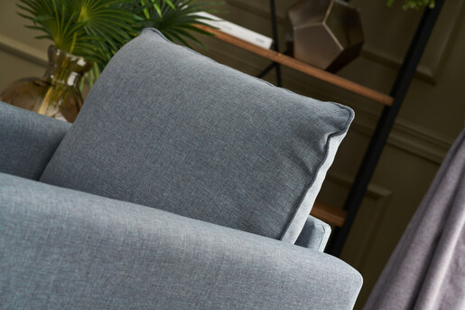 Fotelja BELLA plava, Bella Soft Tekli Koltuk - Blue