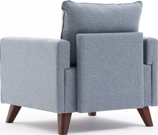 Fotelja BELLA plava, Bella Soft Tekli Koltuk - Blue