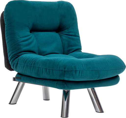 Fotelja na razvlačenje, Petrol Green, Misa Small Solo - Petrol Green