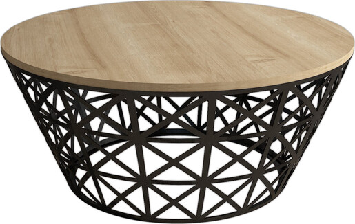 Stolić za kavu, Stil Metal Ferforje - Oak