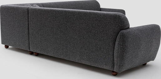 Kutna garnitura EDDY, tamno siva, Eddy Corner 2 (3L-C-3R) - Dark Grey