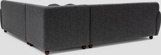 Kutna garnitura EDDY, tamno siva, Eddy Corner 2 (3L-C-3R) - Dark Grey