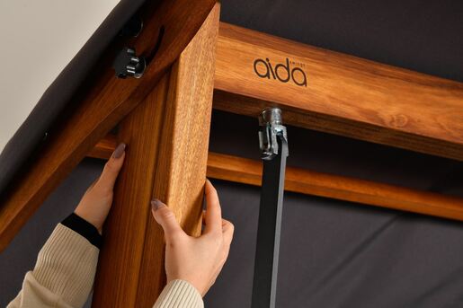 Vrtni trosjed za ljuljanje, prirodno antracit boja, Luna Deluxe 2600 - Anthracite