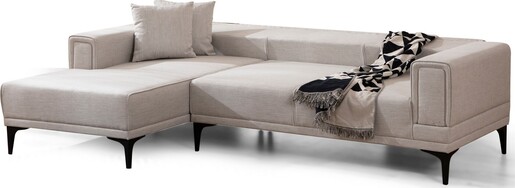 Kutna garnitura na razvlačenje Horizon lijevi - Ecru