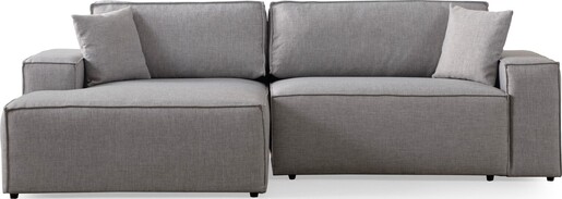 Kutna garnitura na razvlačenje Pirlo Corner lijevi - svjetlo sivi