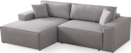 Kutna garnitura na razvlačenje Pirlo Corner lijevi - svjetlo sivi