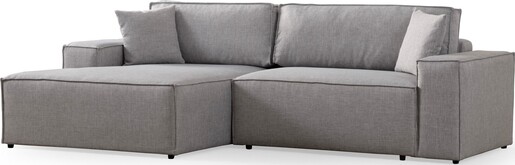 Kutna garnitura na razvlačenje Pirlo Corner lijevi - svjetlo sivi