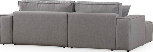 Kutna garnitura na razvlačenje Pirlo Corner lijevi - svjetlo sivi