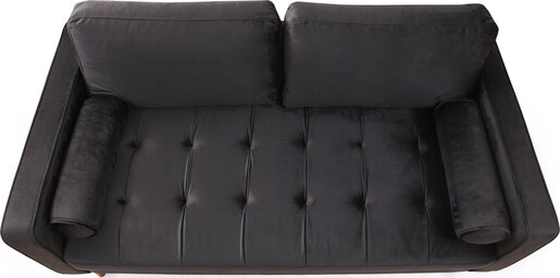 Dvosjed ROMA crna, Rome - Black