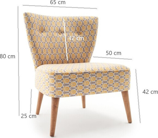 Fotelja, Višebojno, Viola Berjer Papatya