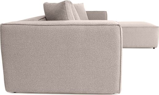 Kutna garnitura Lora (L1-O1-1R-POUFFE ) - Peach