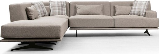 Kutna garnitura BENTLEY CORNER 3R, krem, Bentley Corner (PUF-O1-C-3R)