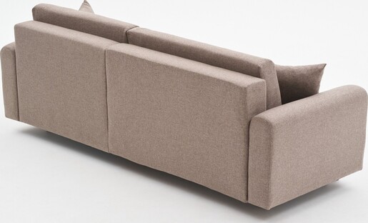 Kutna garnitura na razvlačenje Mane desni - smeđa