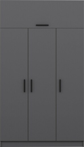 Garderoba, Minar 3 Kapak 2 Çekmece 235 - Anthracite