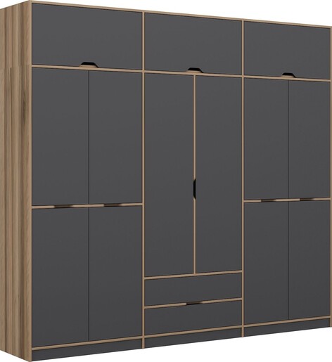 Ormar za odjeću ELINA - 8910, antracit, Dore