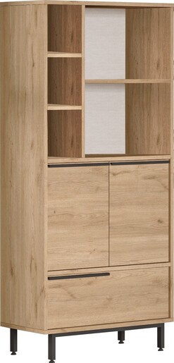 Ormar, Kumsal PTP - Walnut, White