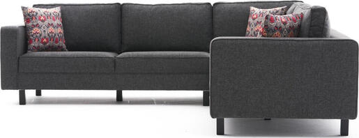 Kutna garnitura KALE LINEN, antracit, Kale Linen - Anthracite