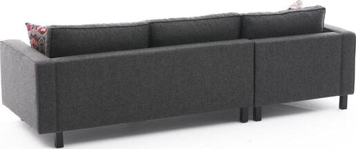 Kutna garnitura KALE LINEN, antracit, Kale Linen - Anthracite