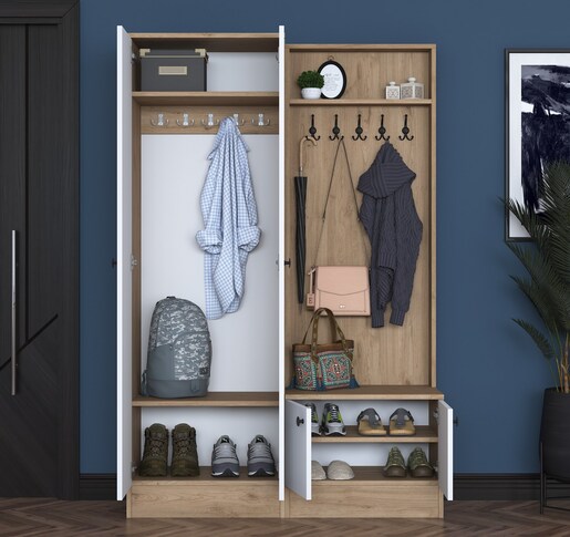 Ormarić, Bijela boja Orah, P6 - M5 - 2423