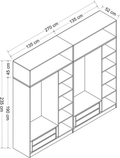 Garderoba, Kale - 3932