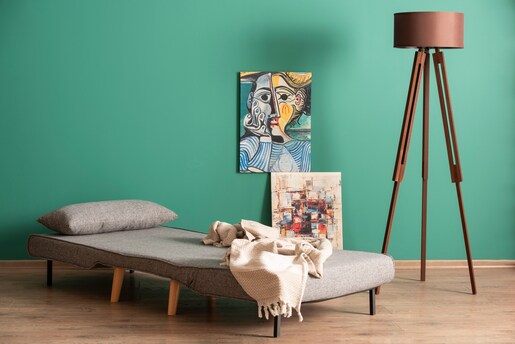 Fotelja na razvlačenje, Svijetlo siva, Folde Single - Light Grey