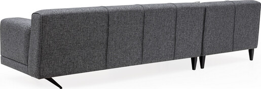 Kutna garnitura, JIVAGO, siva, lijeva, Jivago Corner Left (Chl-2R) - Grey