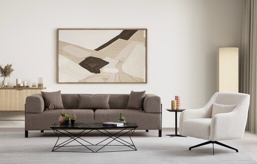 Trosjed Gio 3 Seater - smeđa