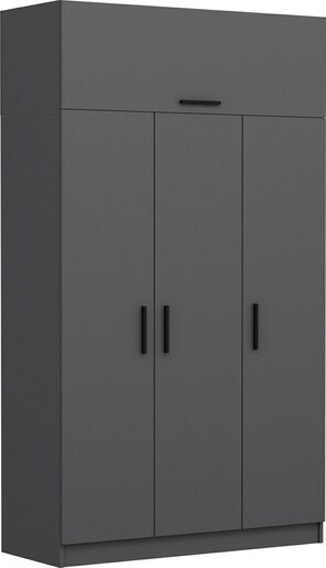 Garderoba, Minar 3 Kapak 2 Çekmece 255 - Anthracite