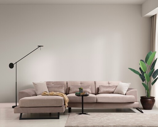 Kutna garnitura FRIDO lijeva, bež, Frido Corner Left (Chl+3R) - Beige