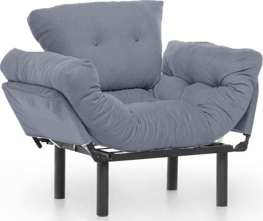 Fotelja, Sivo, Nitta Single - Grey