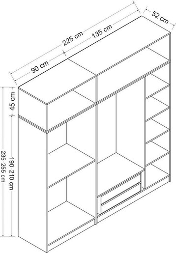 Garderoba, Kale - 5137