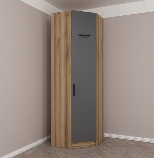 Garderoba, Kale Anthracite Oak - 2304