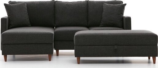 Kutna garnitura, Antracit, Eva Left - Anthracite